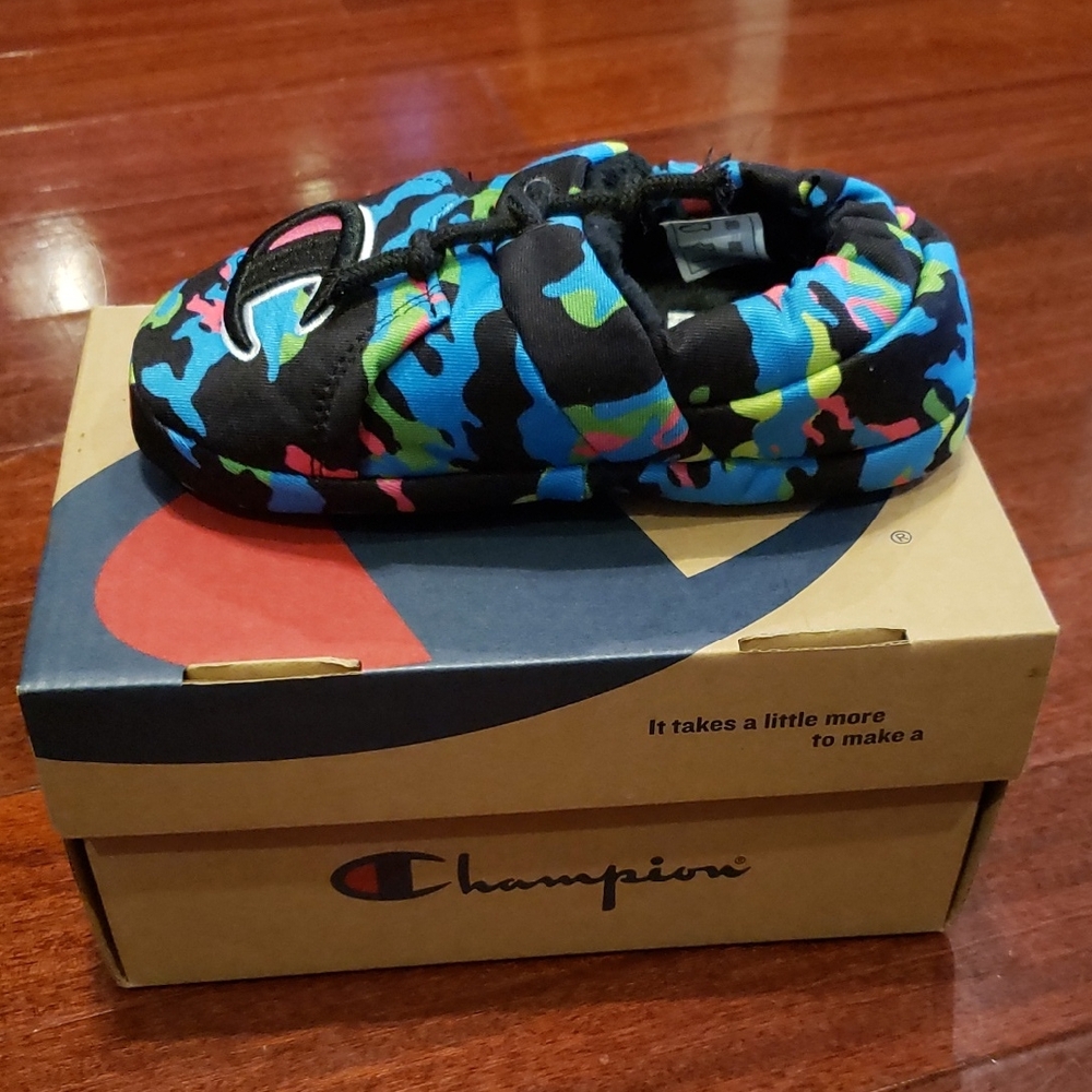 Champion Kids' Colorful Camo Slip-On Shoes